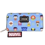 Marvel Loungefly Zip Around Wallet - X-Men Cuties